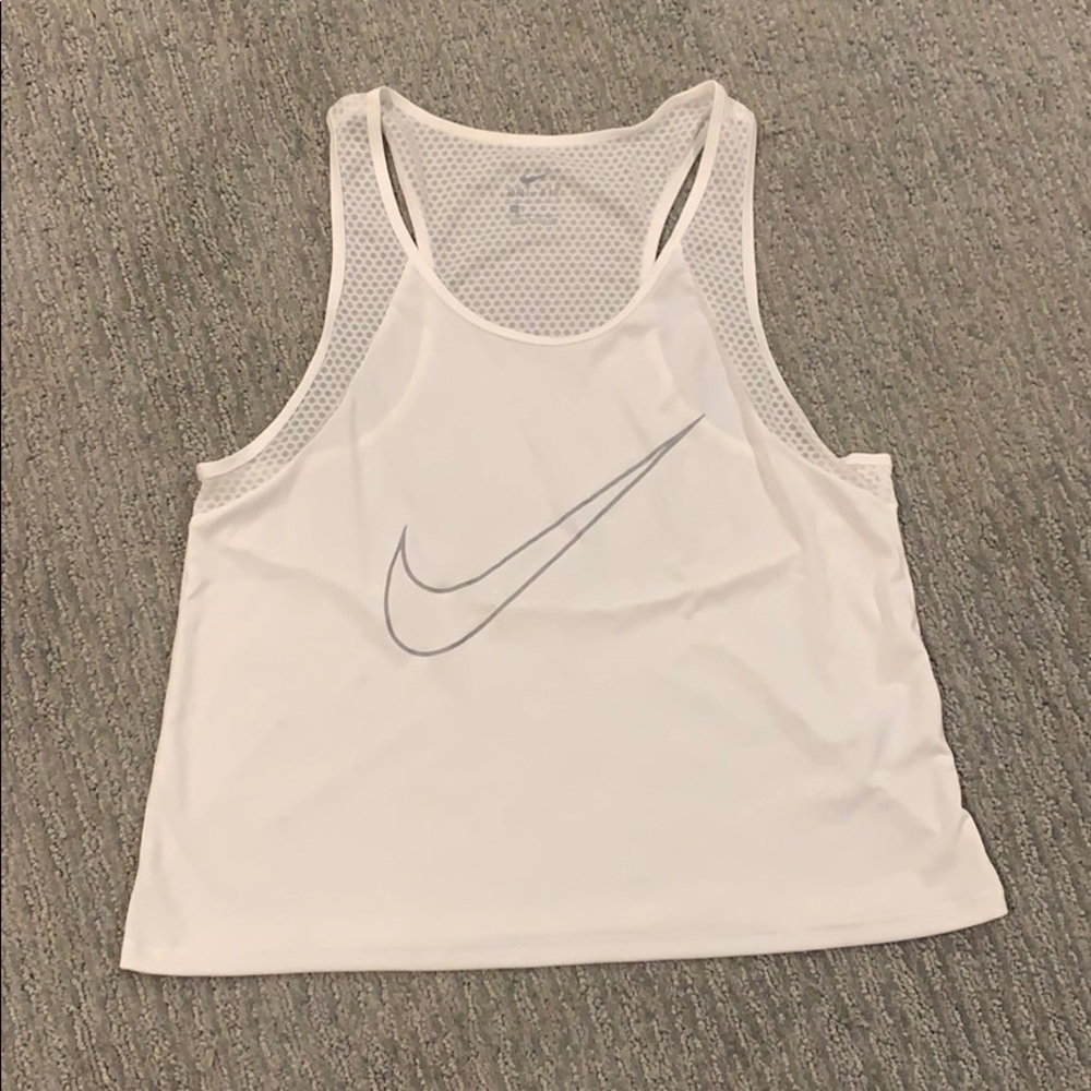 Nike Dri Fit White Tank